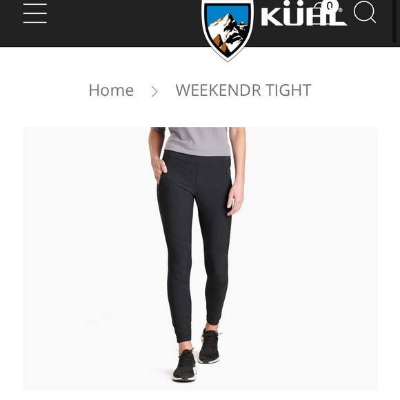 NWOT XS Kuhl Weekender tights in charcoal gray - Picture 1 of 7